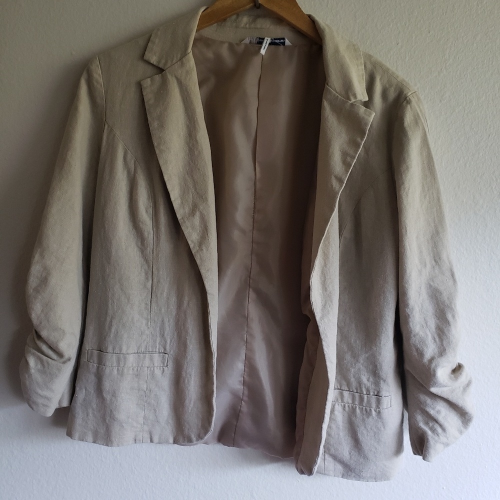 🌸French Connection Women's Linen Blazer